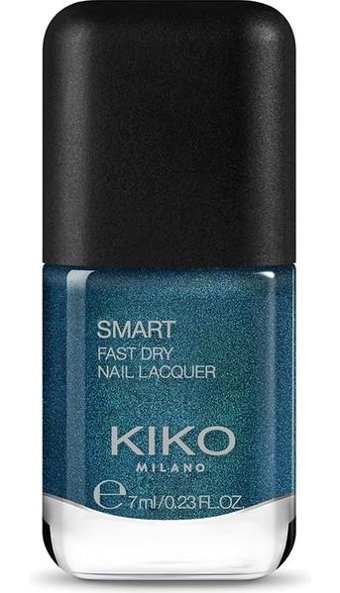 Kiko Milano Smart Fast Dry Peacock Green 32 Yeşil Parlak Simli Oje