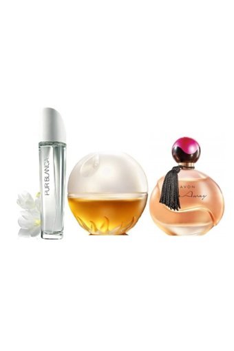 Avon Far Away 3 Parça Kadın Parfüm Seti EDP-EDT + Incandessence Pur Blanca 50 Ml