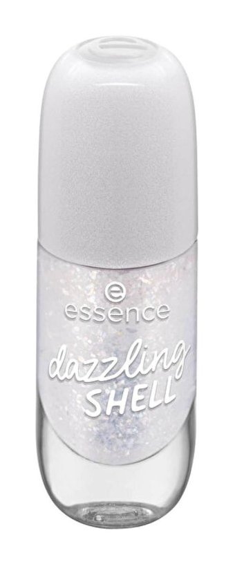 Essence 18 Beyaz Parlak Simli Jel Oje