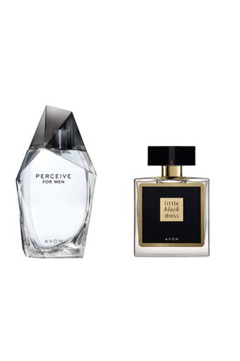 Avon Perceive İkili Erkek-Kadın Parfüm Seti EDT 100 ml + Little Black Dress 50 ml