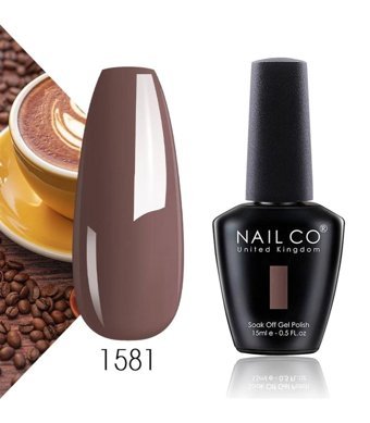 NailCo United Kingdom 1581 Kahverengi Parlak Kalıcı Oje