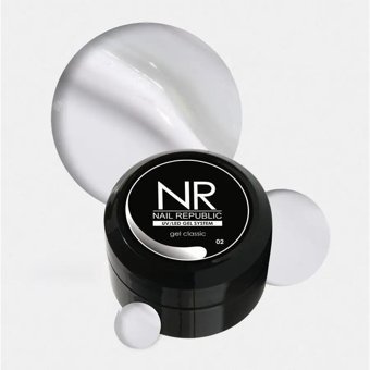Nail Republic Uv Gel 02 Beyaz Parlak Kalıcı Jel Oje