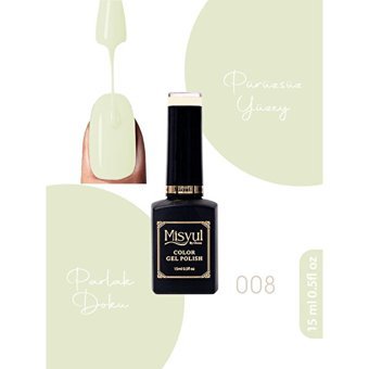 Misyul Nail Art 008 Yeşil Parlak Kalıcı Oje