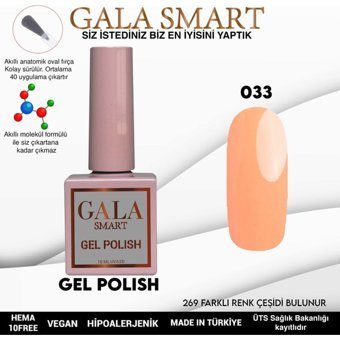Gala Smart Klasik Seri 33 Turuncu Parlak Kalıcı Oje