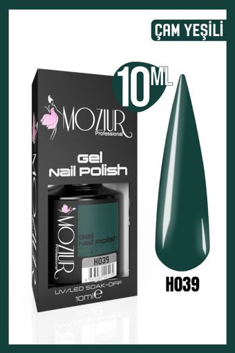 Moziur H039 Haki Parlak Kalıcı Oje