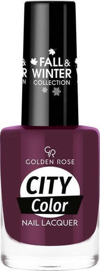 Golden Rose City Color Nail Lacquer 320 Mor Parlak Oje