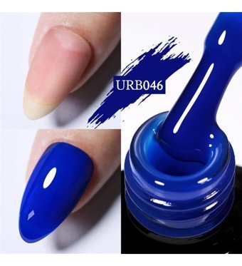 Ursugar Rubber Base URB046 Lacivert Parlak Kalıcı Jel Oje