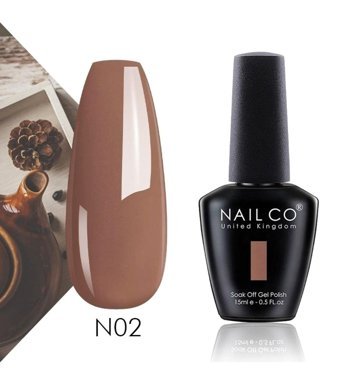 NailCo United Kingdom 02 Nude Parlak Kalıcı Oje