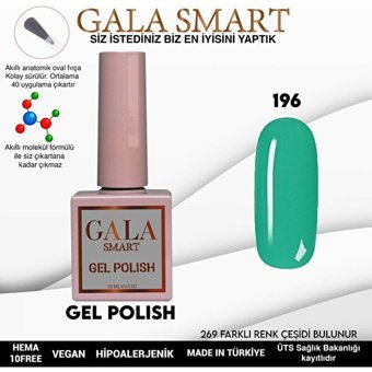 Gala Smart Klasik Seri 196 Mavi Parlak Kalıcı Oje