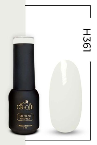 Cr-Oje H361 Beyaz Parlak Kalıcı Oje