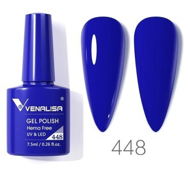 Venalisa Uv Led Hema Free 448 Lacivert Parlak Kalıcı Oje