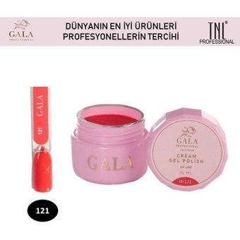 Gala Smart Professional Cream 121 Pembe Parlak Kalıcı Jel Oje
