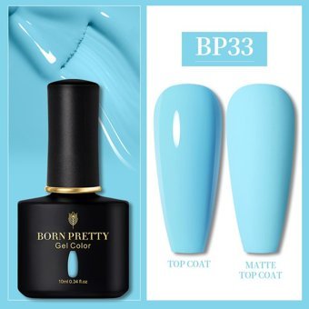 Born Pretty Pro BP33 Mavi Mat Kalıcı Oje