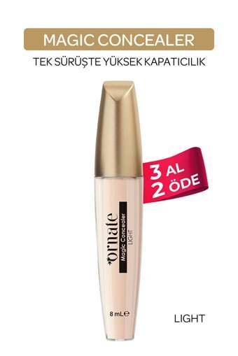 Ornate Magic Light Nemlendiricili Göz Altı Likit Fırça Kapatıcı