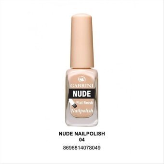 Gabrini Flat Brush 4 Krem Parlak Oje