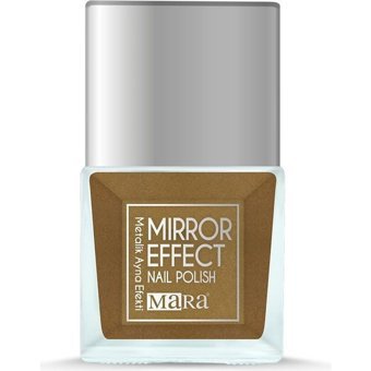 Mara Mirror Efect Kahverengi Metalik Kalıcı Simli Oje