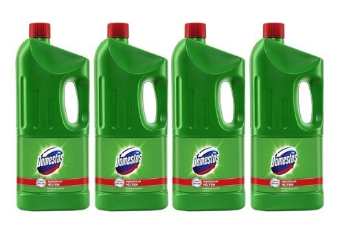 Domestos Dağ Esintisi Banyo-Mutfak İçin Konsantre Jel Çamaşır Suyu 4x1.85 lt