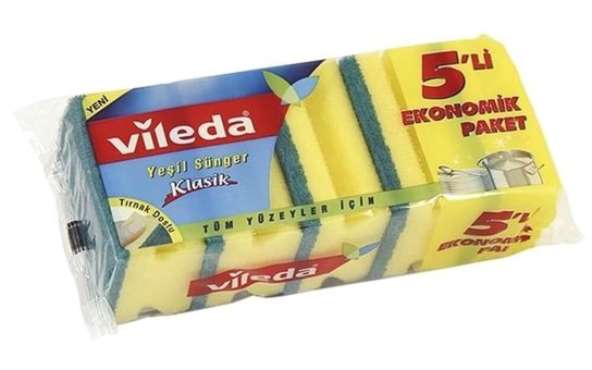Vileda Klasik 5'li Bulaşık Süngeri
