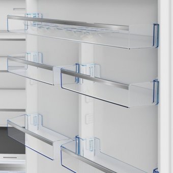Beko 678552 EI Çift Kapılı No Frost C Enerji Sınıfı 551 lt İnox Alttan Donduruculu Solo Kombi Tipi Buzdolabı
