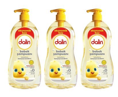 Dalin Klasik Göz Yakmayan Hipoalerjenik Yenidoğan Hassas Ciltler İçin Bebek Şampuanı 3x700 ml