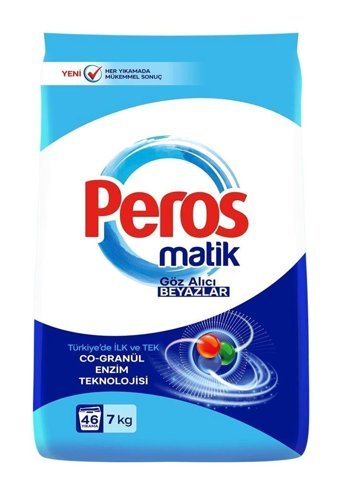 Peros Beyazlar İçin 46 Yıkama Toz Deterjan 7 kg
