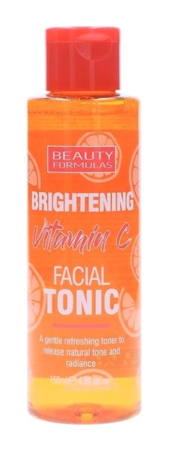 Beauty Formulas Brightening Vitamin C Tüm Ciltler İçin Yüz Temizleyici Likit Tonik 150 ml