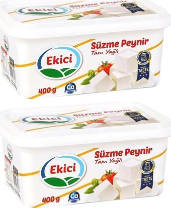 Ekici Süzme İnek Peynir 2x400 gr