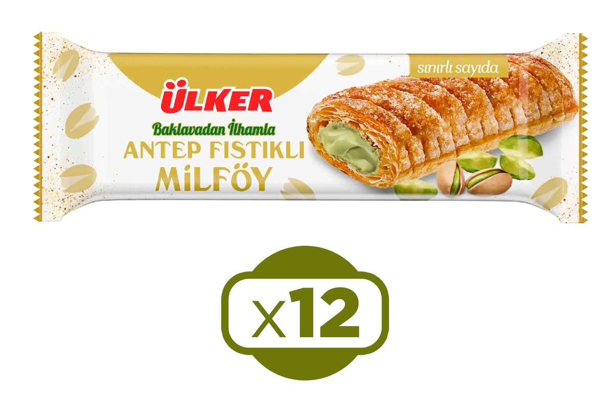 Ülker Milföy Çikolatalı Sütlü Çikolata 28 gr 12'li