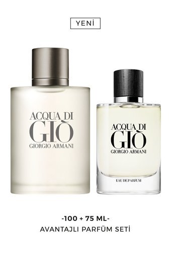 Giorgio Armani Acqua Di Giò İkili Erkek Parfüm Seti EDP-EDT