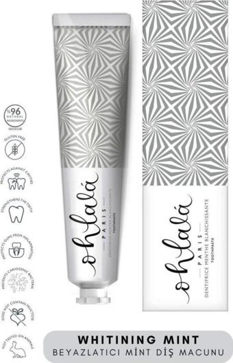 Ohlala Whitening Mint Florürsüz Diş Macunu 75 ml