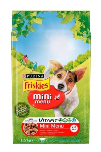 Friskies Etli Küçük Irk Köpek Maması 4x1.5 kg