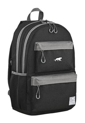 Panther Pt-5191 4 Gözlü Siyah Lise Unisex Sırt Çantası