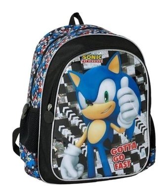 Wiggle Sonic 2 Gözlü Çok Renkli İlkokul Erkek Sırt Çantası