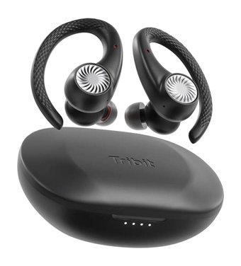 Tribit Movebuds H1 Ultra Android & iOS Uyumlu Su Geçirmez 5.3 Işıklı Silikonlu Gürültü Önleyici Kablosuz Kulak İçi Bluetooth Siyah