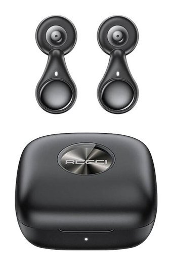 Recci REP-W70 Chopin Android & iOS Uyumlu 5.3 Işıklı Silikonsuz Kablosuz Kulak İçi Bluetooth Siyah