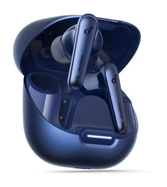 Anker Soundcore Liberty 4 Android & iOS Uyumlu Su Geçirmez 6 Mikrofonlu 5.3 Işıklı Silikonlu Gürültü Önleyici Kablosuz Kulak İçi Bluetooth Lacivert
