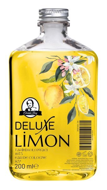 Özcan Bey Limon Çiçeği Cam Şişe Kolonya 200 ml