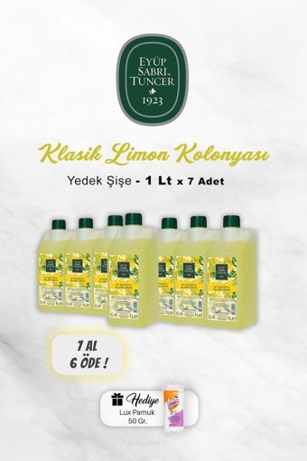 Eyüp Sabri Tuncer Klasik Limon Kolonya 7x1 lt