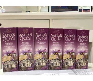 Turistik Hakiki Safran Sprey Kolonya 6x100 ml