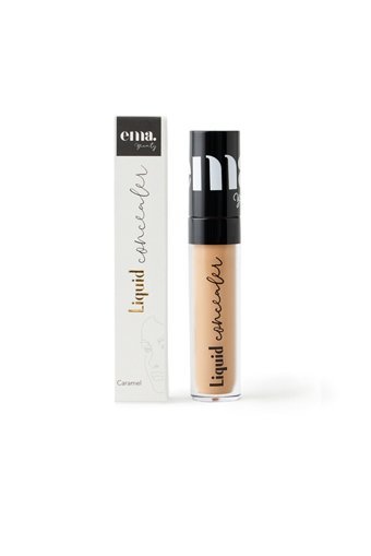 Ema Beauty Caramel Nemlendiricili Göz Altı ve Yüz Likit Fırça Kapatıcı