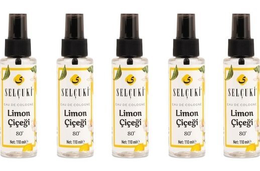 Selçuki 80 Derece Limon Çiçeği Kolonya 5x110 ml