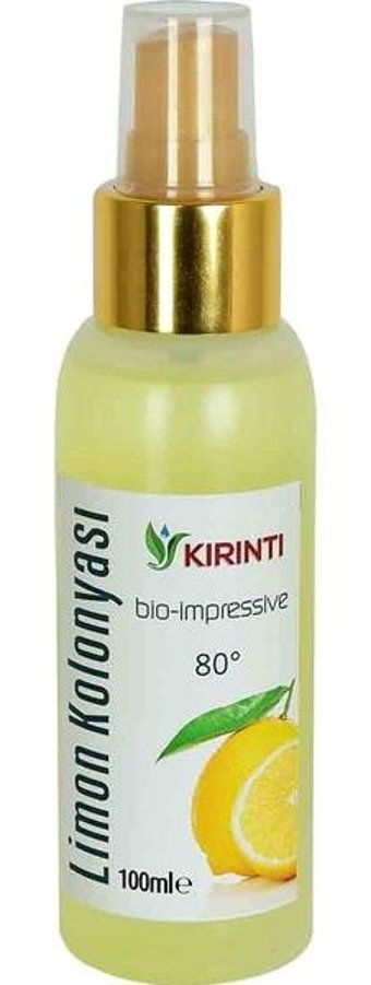 Kırıntı 80 Derece Limon Sprey Kolonya 100 ml