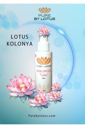 Pure By Lotus Doğal Lotus Çiçeği Kolonya 100 ml