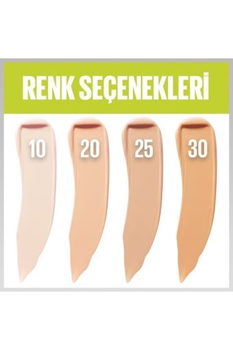 Maybelline Super Stay Active Wear 10 Göz Altı ve Yüz Likit Fırça Kapatıcı