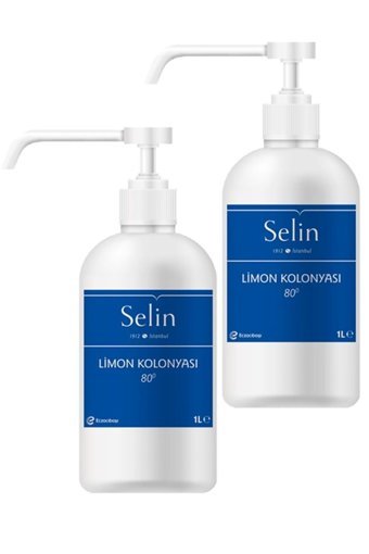 Selin 80 Derece Limon Sprey Kolonya 2x1 lt