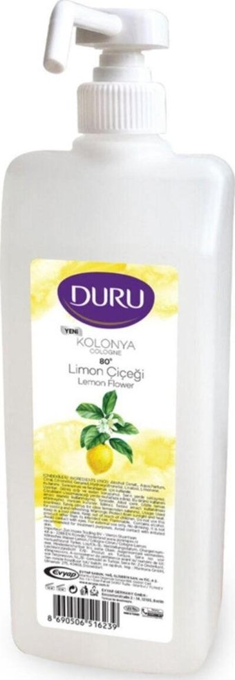 Duru 80 Derece Limon Çiçeği Kolonya 750 ml