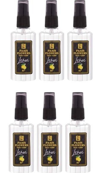 Paris Flowers Limon Sprey Kolonya 6x50 ml