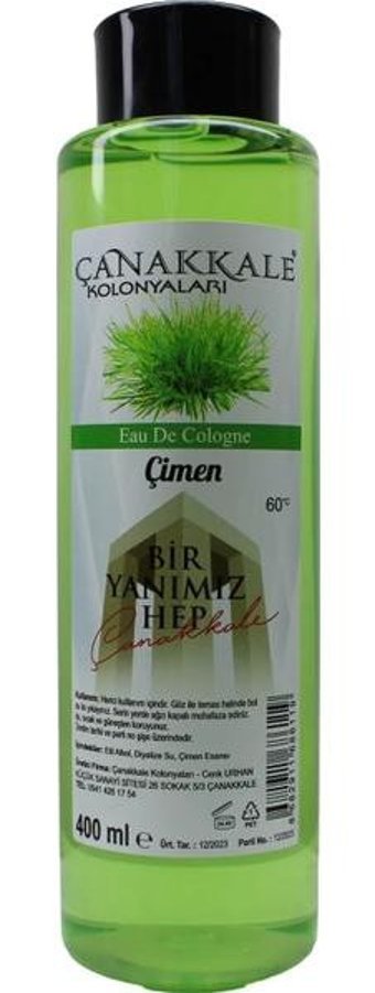 Çanakkale Kolonyaları Çimen Kolonya 400 ml