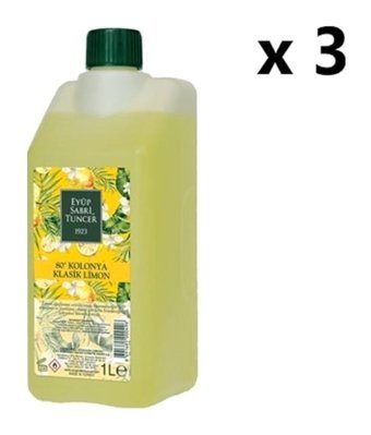 Eyüp Sabri Tuncer 80 Derece Limon Kolonya 3x1 lt