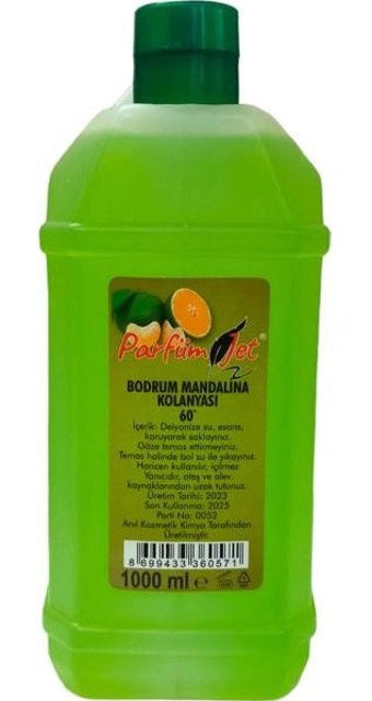 Parfümjet 60 Derece Mandalina Kolonya 1 lt